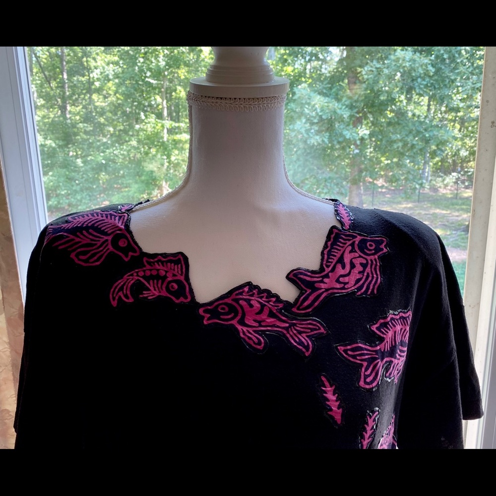 Custom Flying Fish T-shirt XL